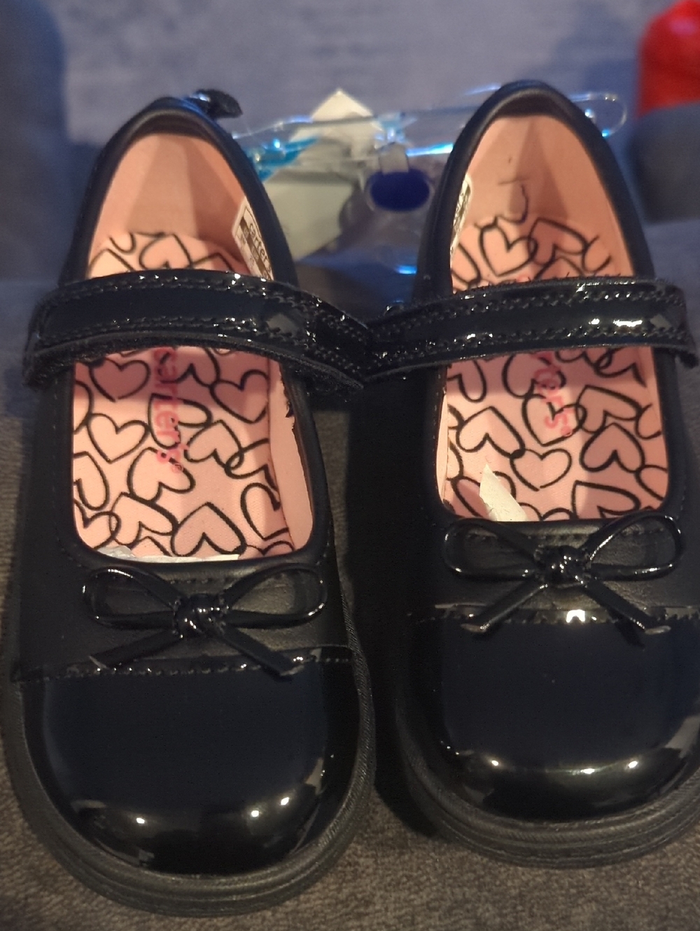 Carter's Black Patent Mary Jane Shoes with Bow